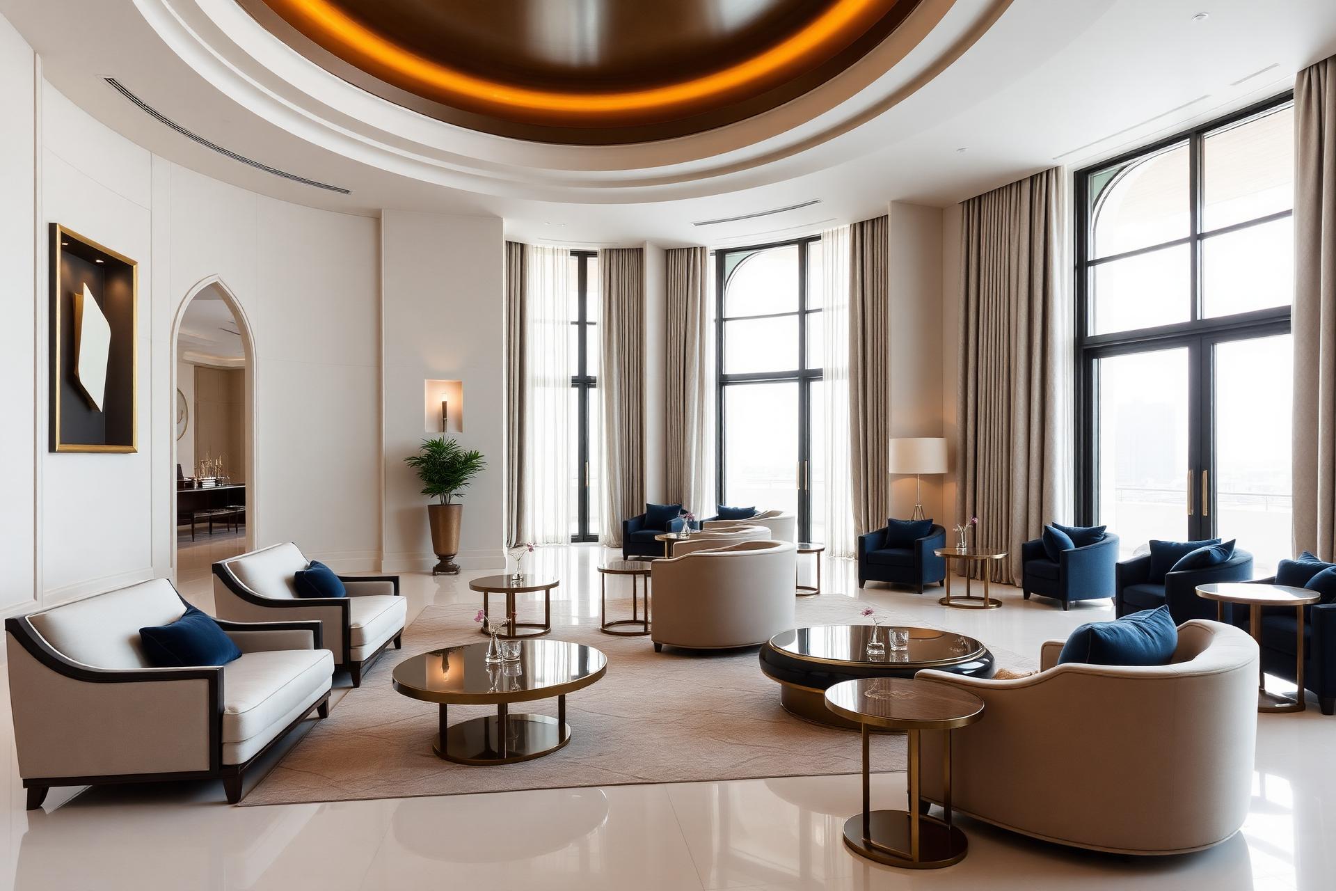 Luxury interior decoration in Qatar
